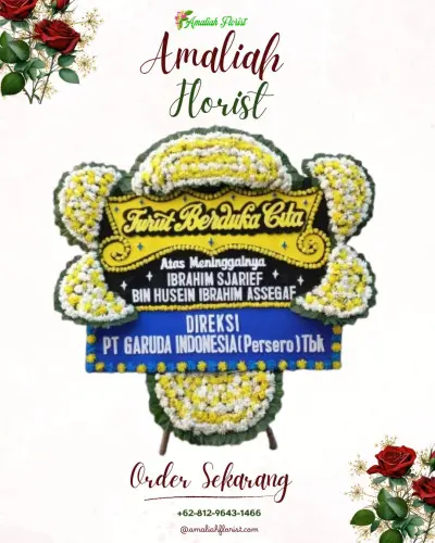 Papan Bunga Duka di Tapa