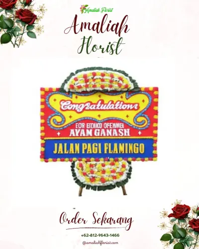 Bunga Papan Congratulation di Tapa